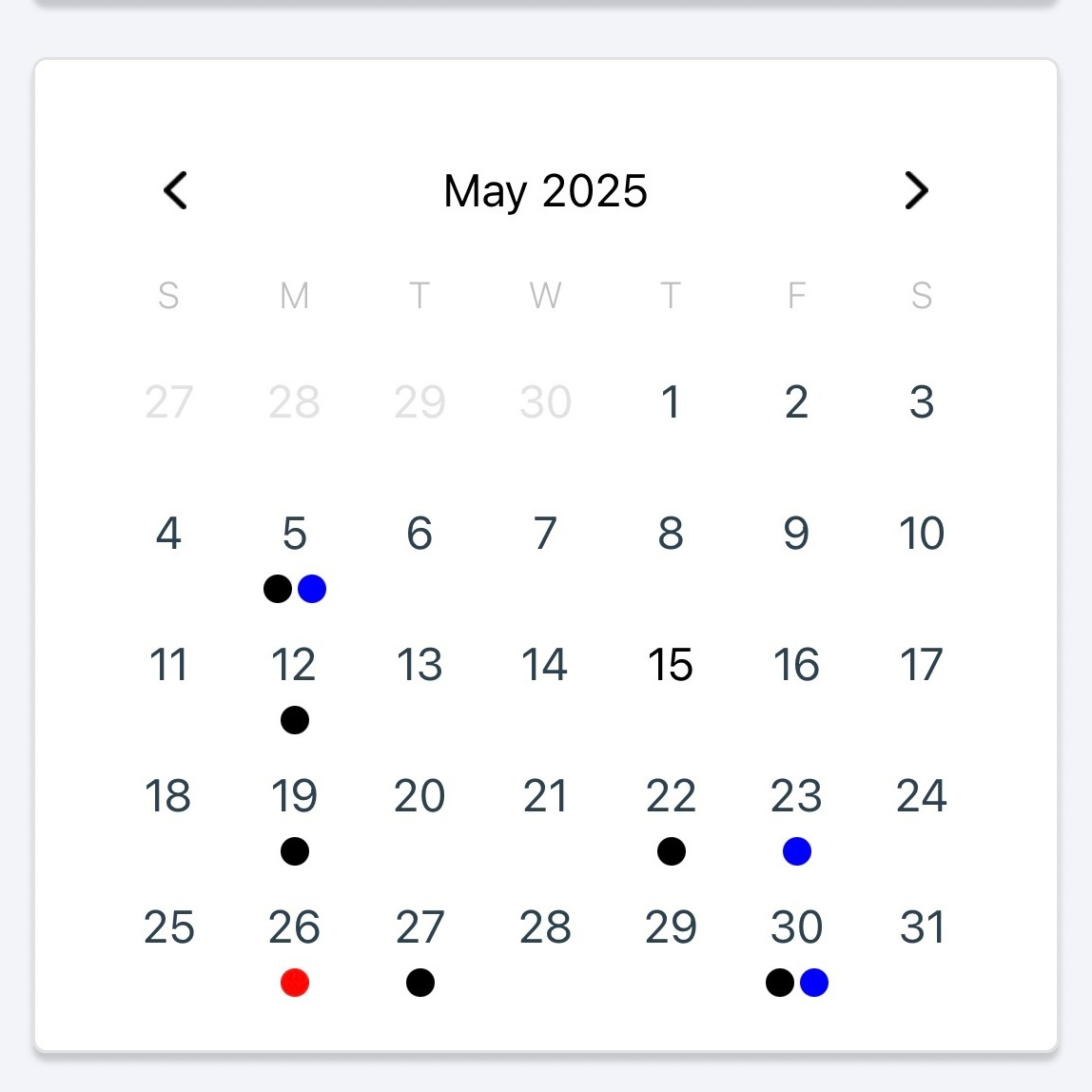 "According to Toms River Township, the 2025 Summer garbage and recycling pickup schedule starts May 19th and will end August 29th. Garbage pickup will be every Monday and Thursday. Recycling pickup will be every Friday"
The black dots on the photos will be the garbage pickup. The blue dots are for recycling pickup.
Thank you to Joe Golebieski for this information.